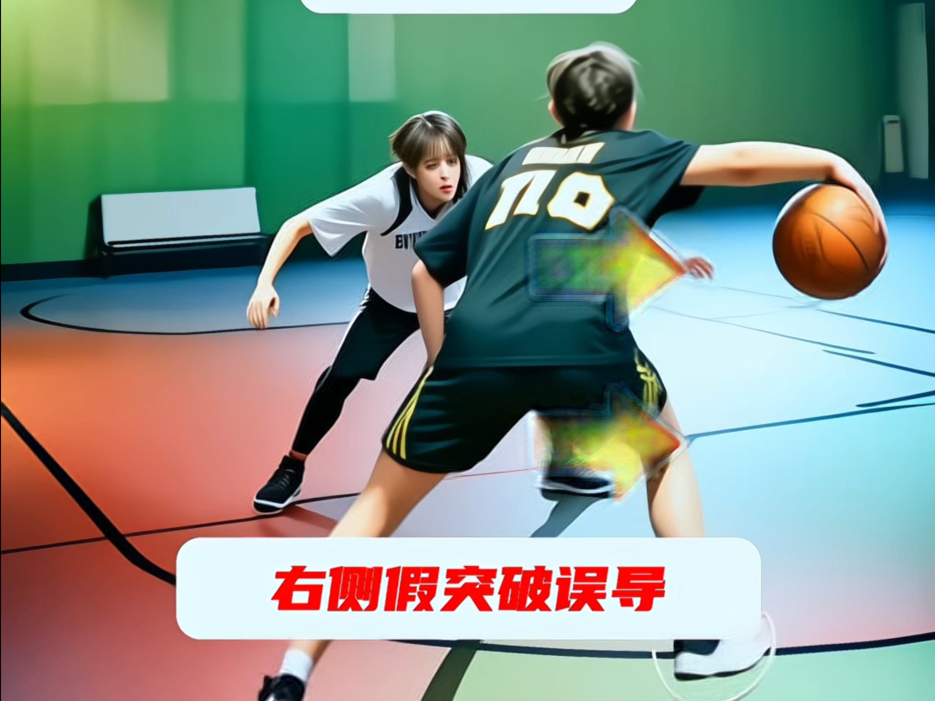 打篮球技巧(女生打篮球技巧)